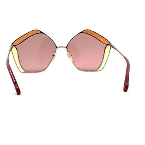 Chloé CH0026S Gemma metal & acetate pentagon frame sunglasses w/ case
MSRP $530